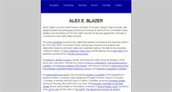 Desktop Screenshot of alexeblazer.com