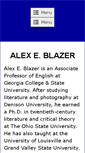 Mobile Screenshot of alexeblazer.com