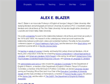 Tablet Screenshot of alexeblazer.com